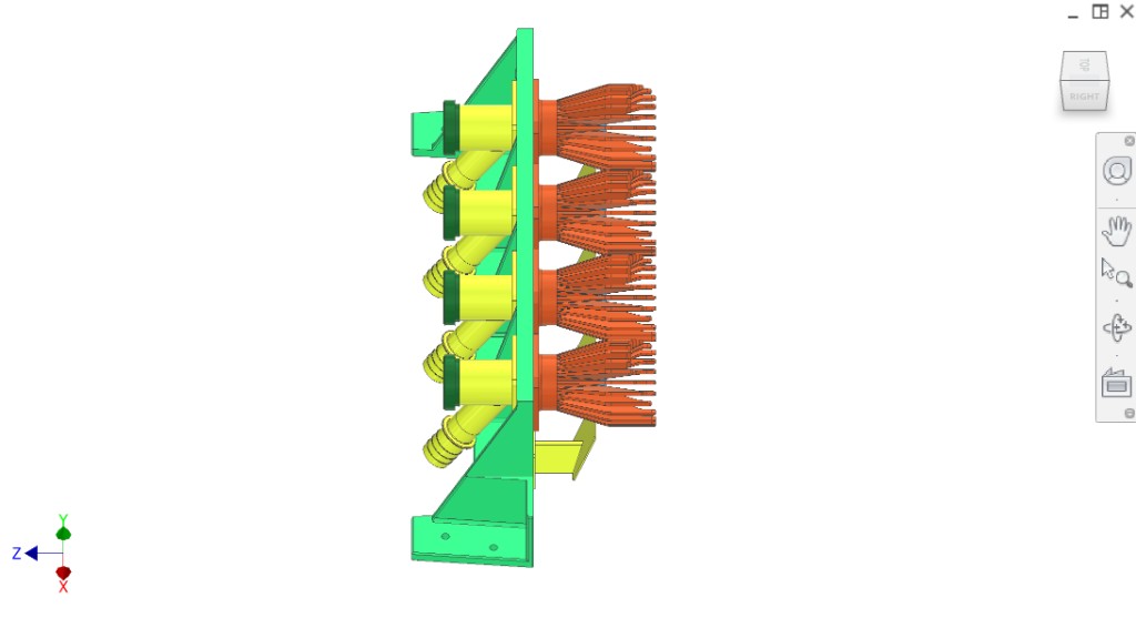 Collection with deflectors 2