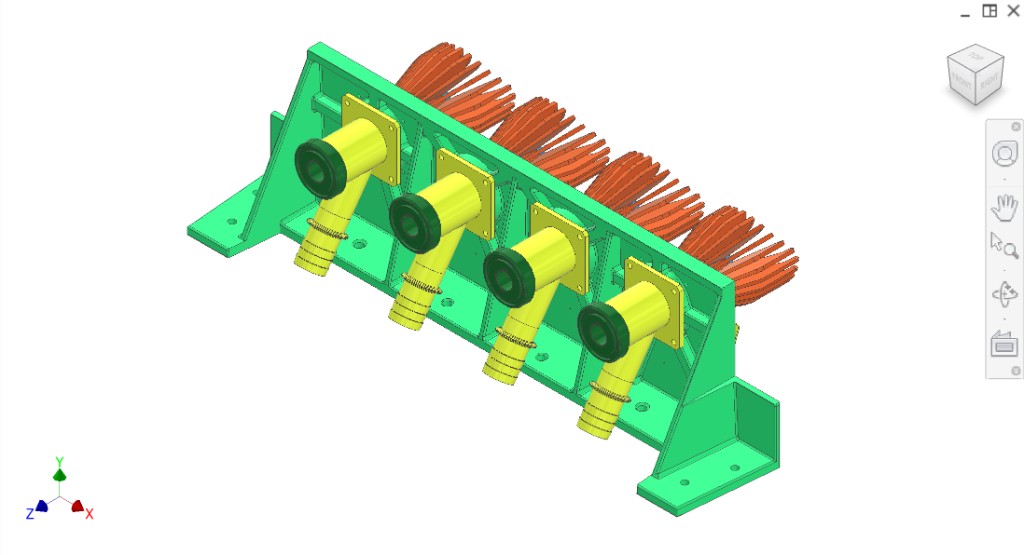 Collection with deflectors 3