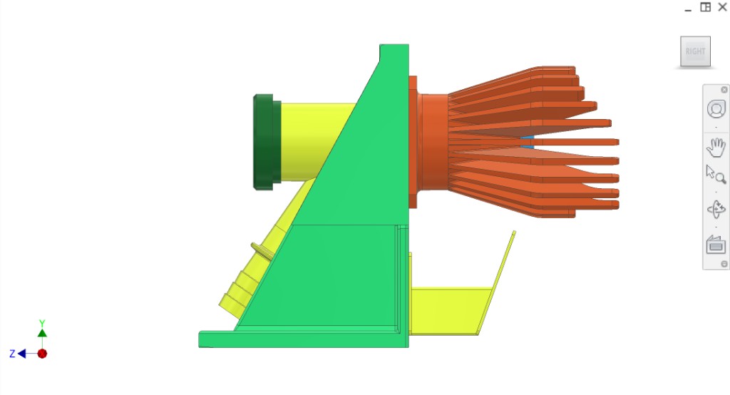 Collection with deflectors 7