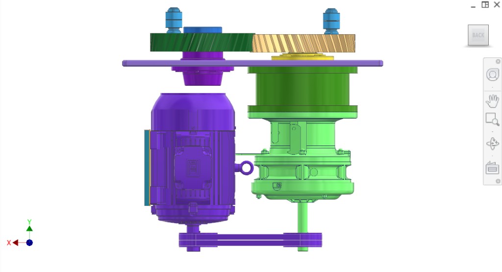 Drivetrain cross-section