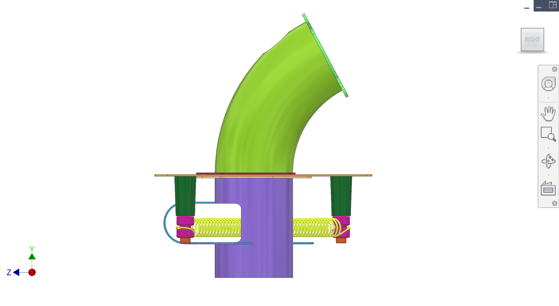 Feeding subassembly right