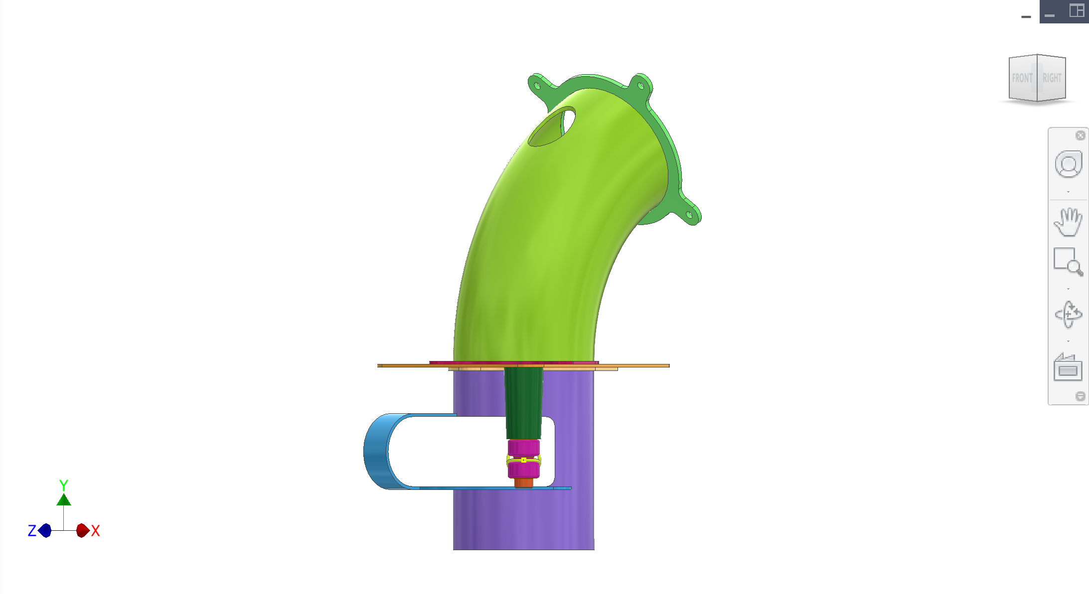 Feeding subassembly side